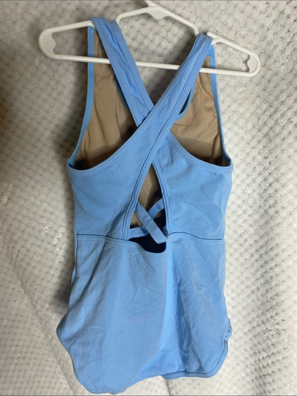 Light Blue One-Piece Leotard